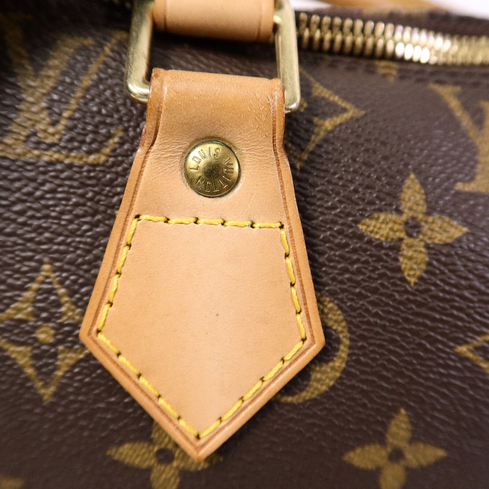 LOUIS VUITTON Alma M53151 Handbag Coated Canvas