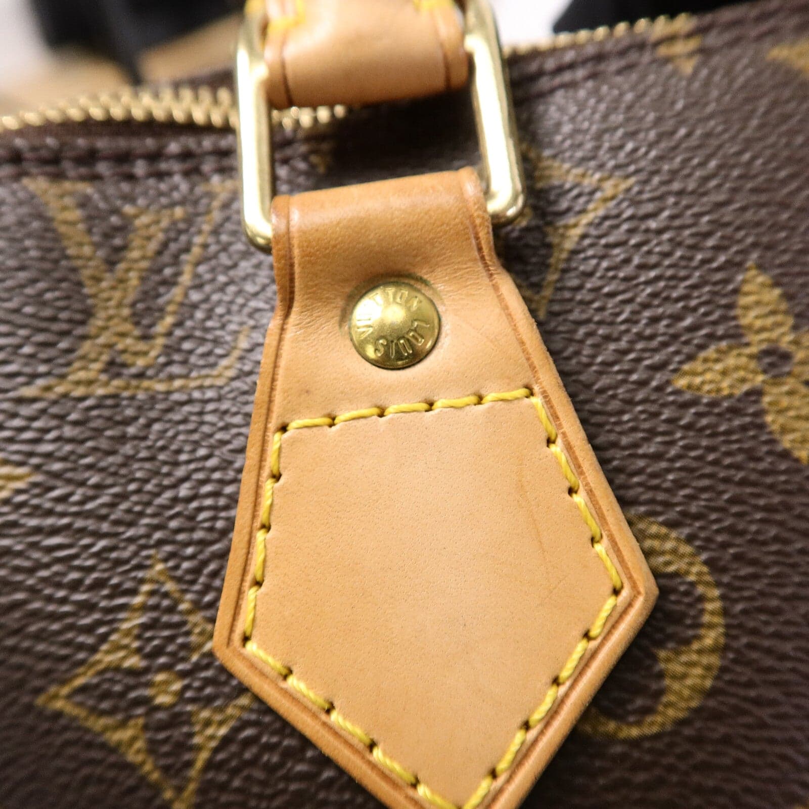 LOUIS VUITTON Alma M53151 Handbag Coated Canvas