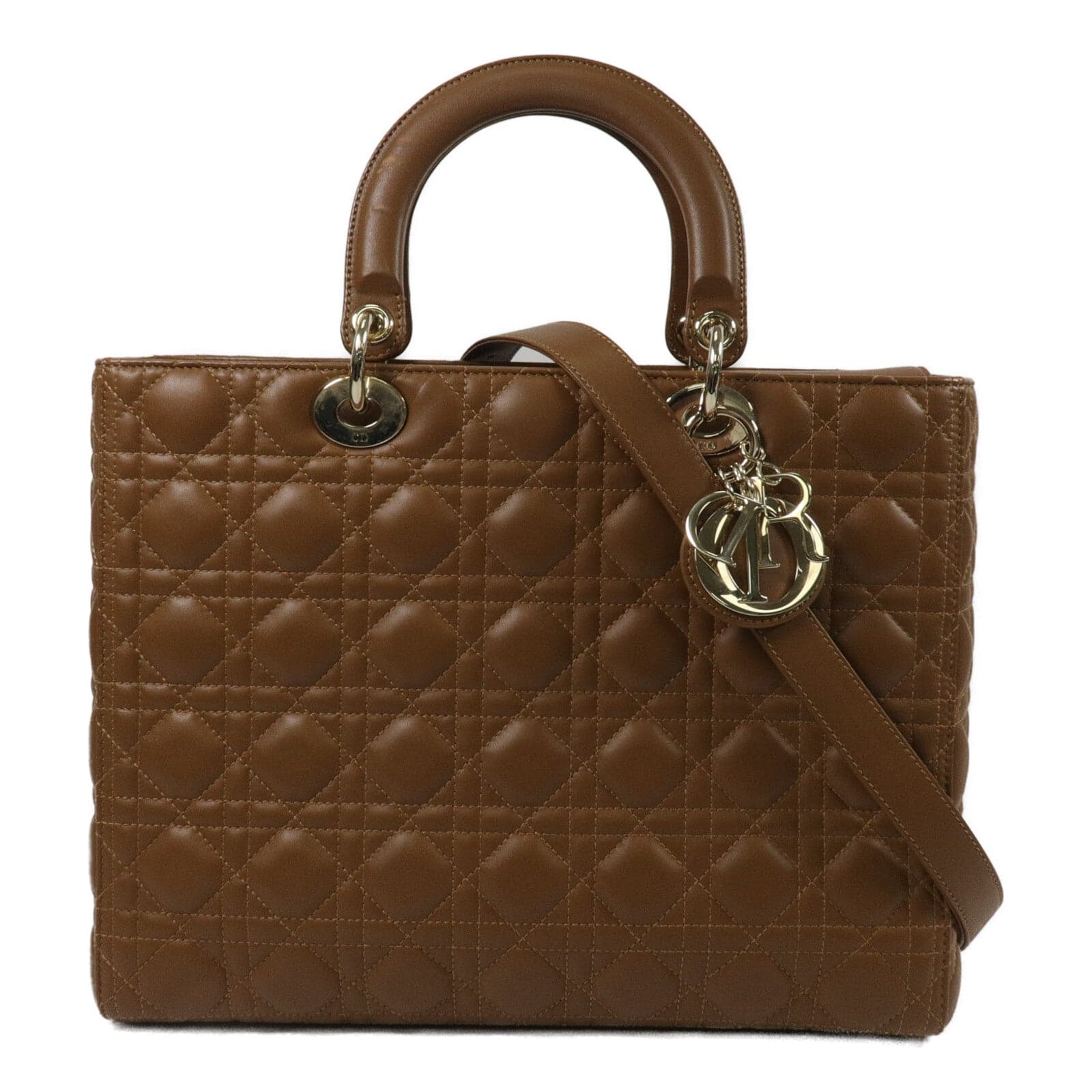 LOUIS VUITTON 2-Way Bag Lambskin
