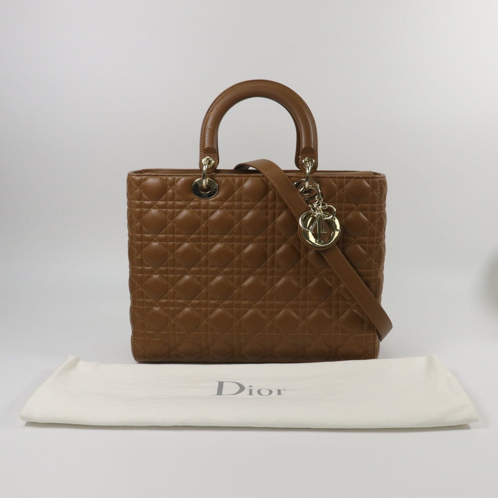 LOUIS VUITTON 2-Way Bag Lambskin