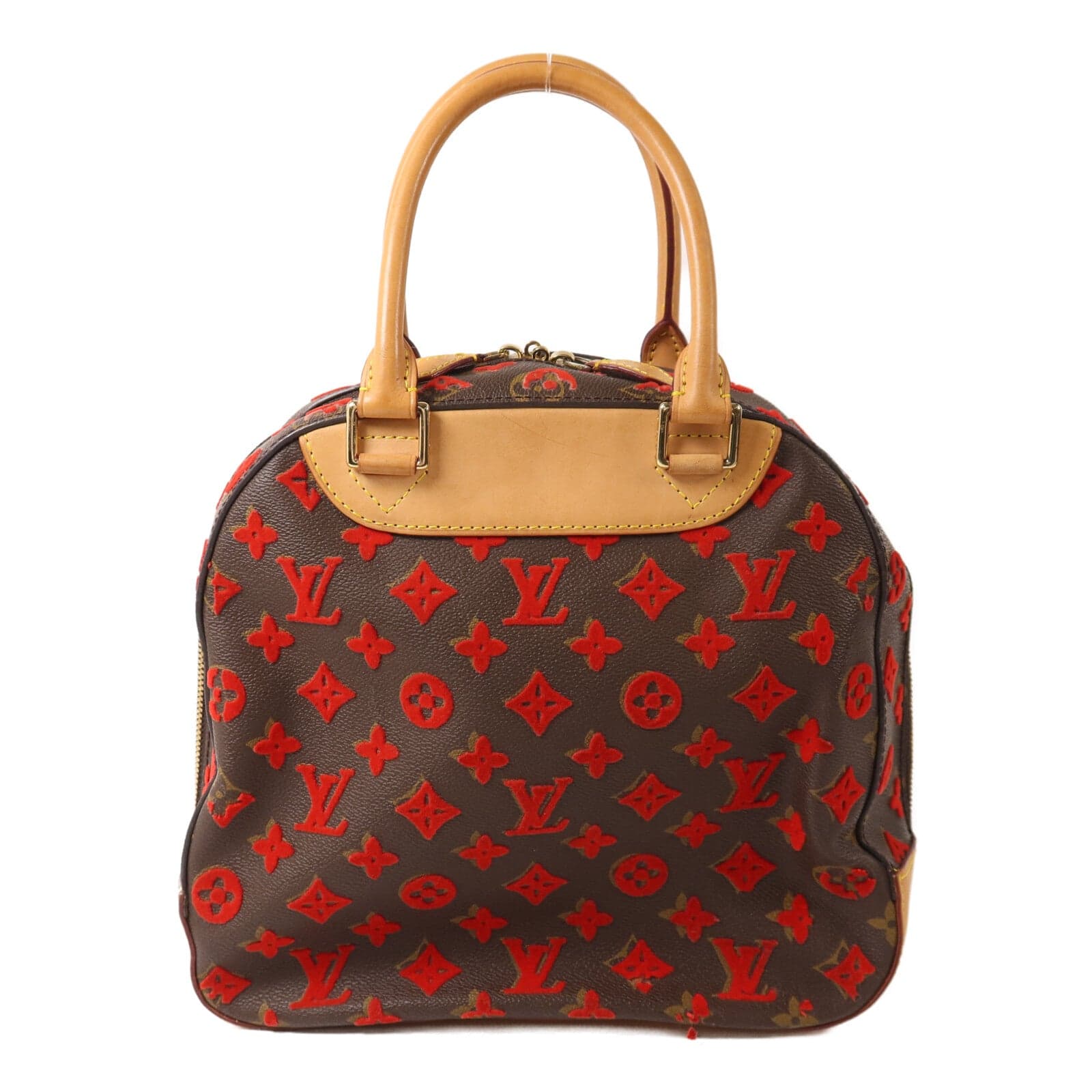 LOUIS VUITTON Deauville M40922 Handbag Coated Canvas