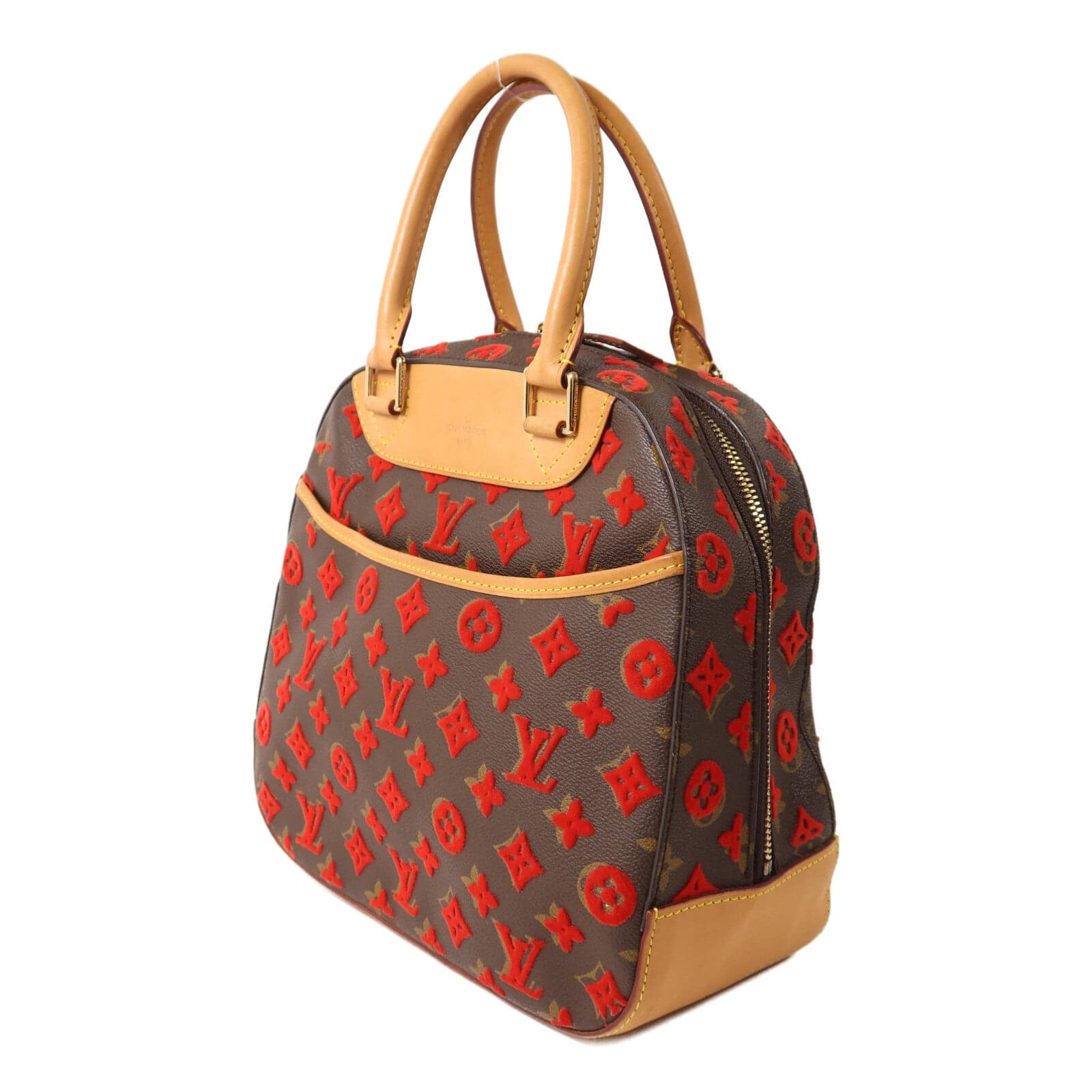 LOUIS VUITTON Deauville M40922 Handbag Coated Canvas