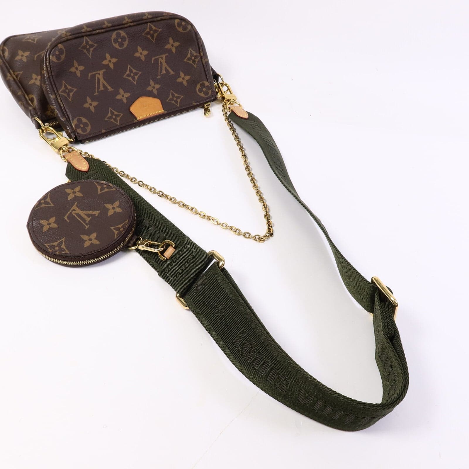 LOUIS VUITTON Multi Pochette M44813 2-Way Bag Coated Canvas