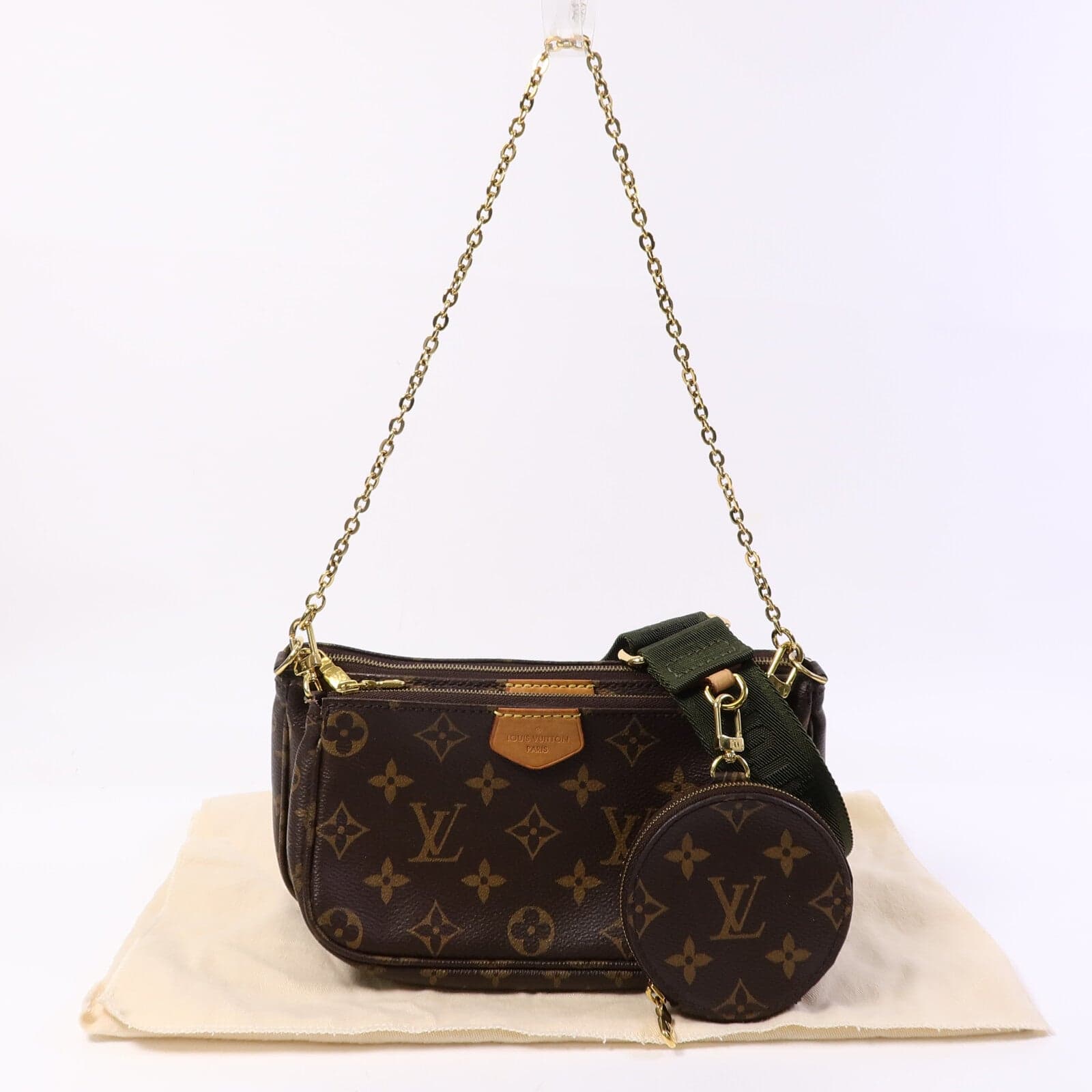 LOUIS VUITTON Multi Pochette M44813 2-Way Bag Coated Canvas