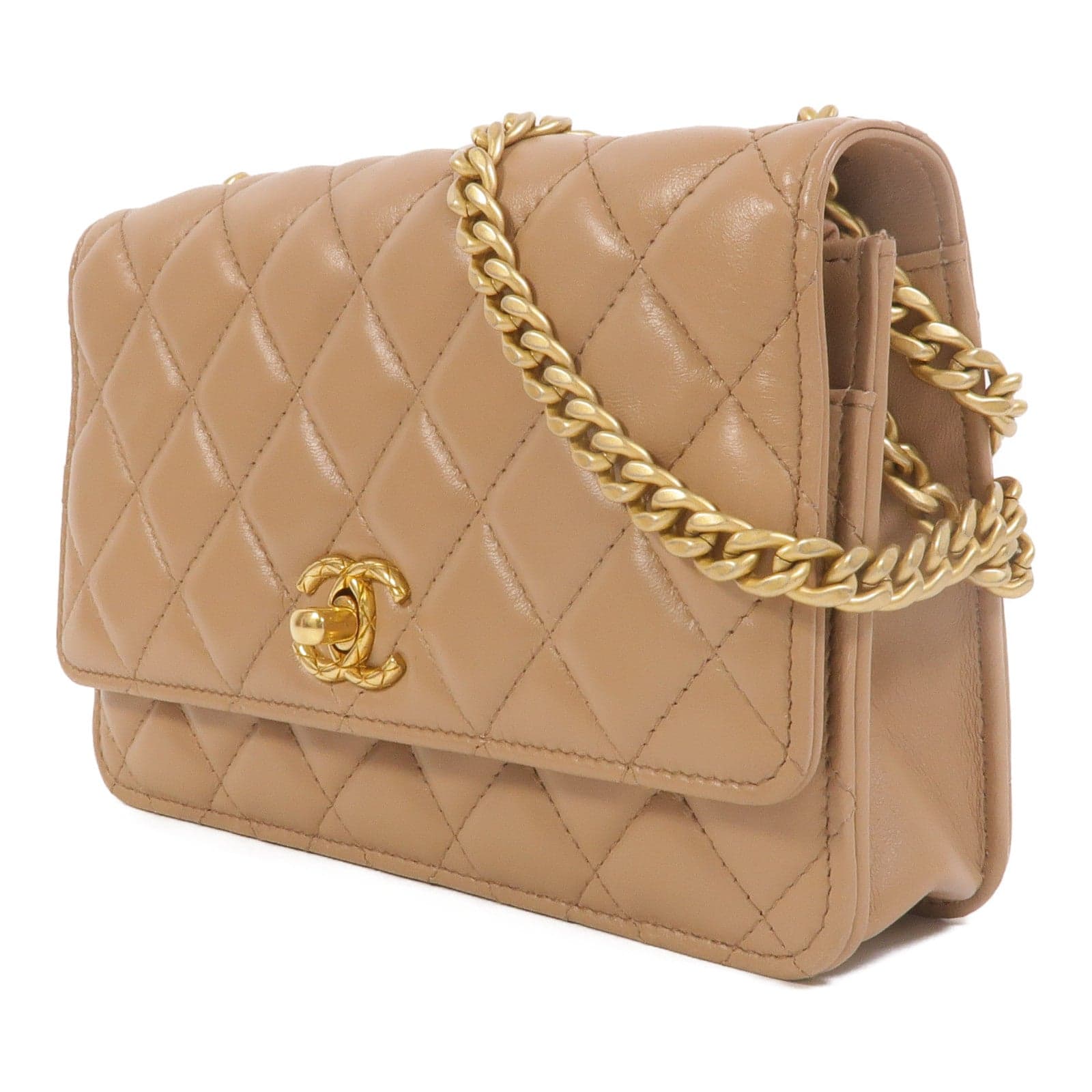 LOUIS VUITTON WOC Shoulder Bag Lambskin