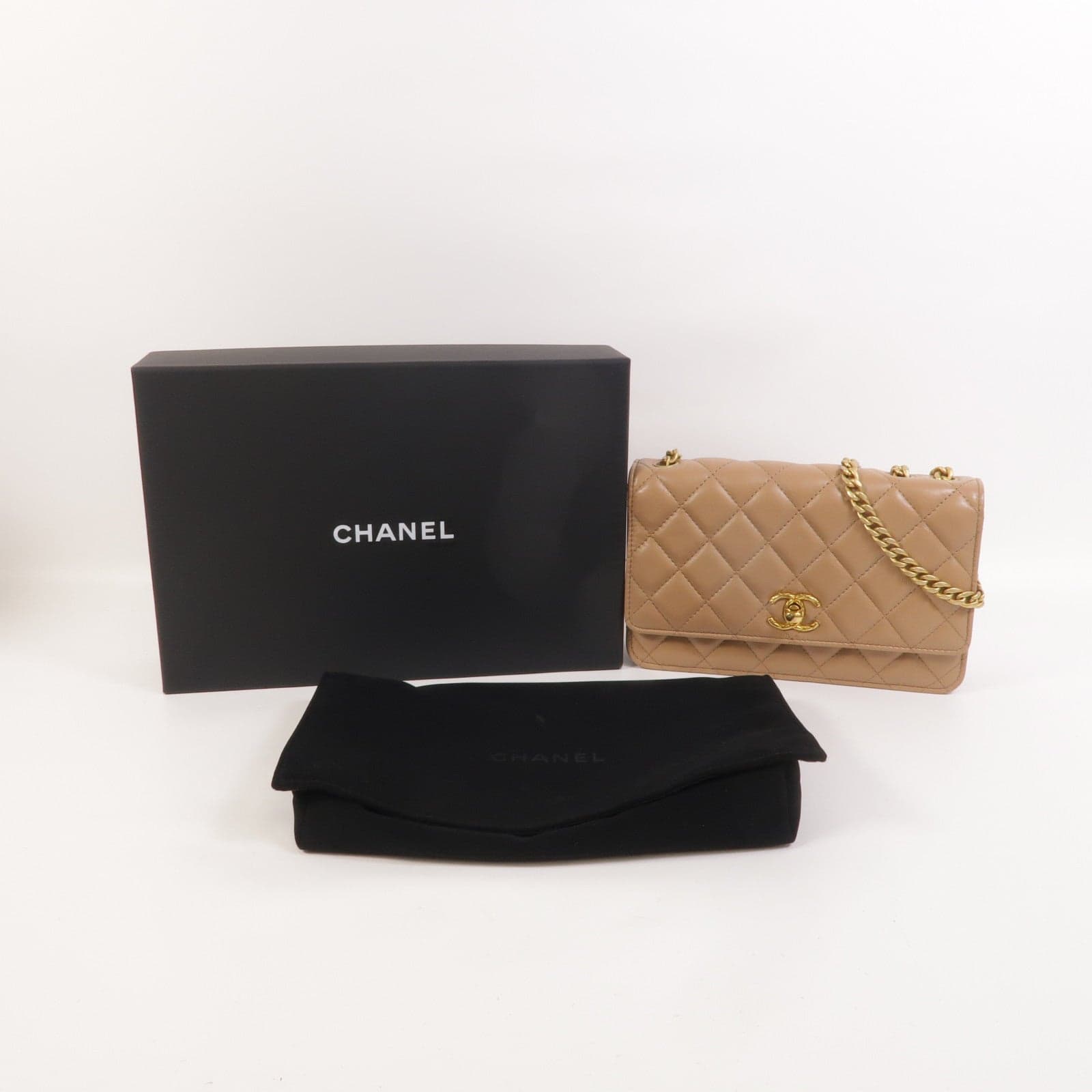 LOUIS VUITTON WOC Shoulder Bag Lambskin