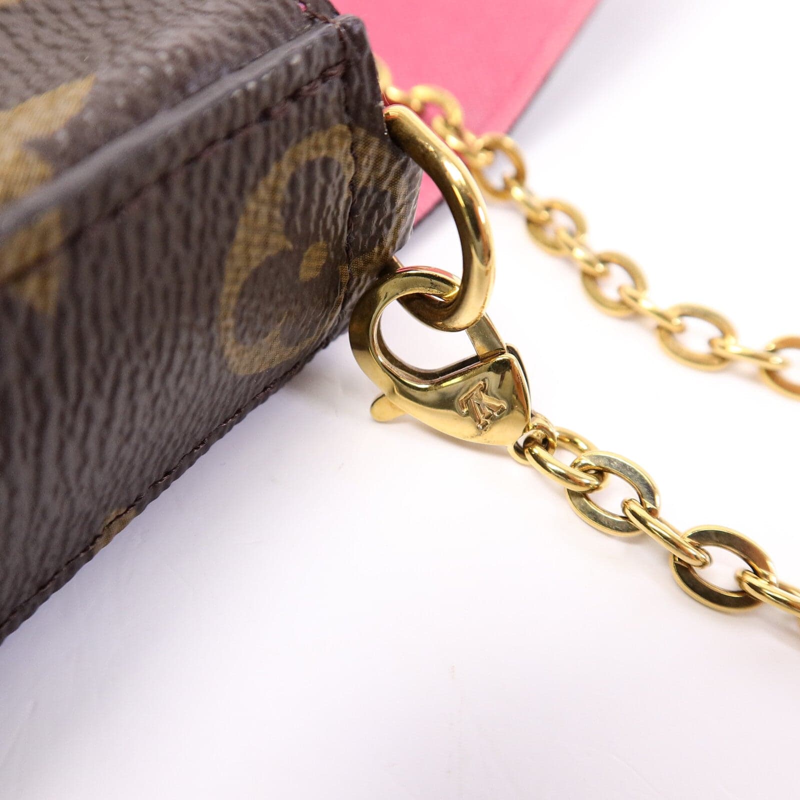 LOUIS VUITTON Felicie M80859 Shoulder Bag Coated Canvas
