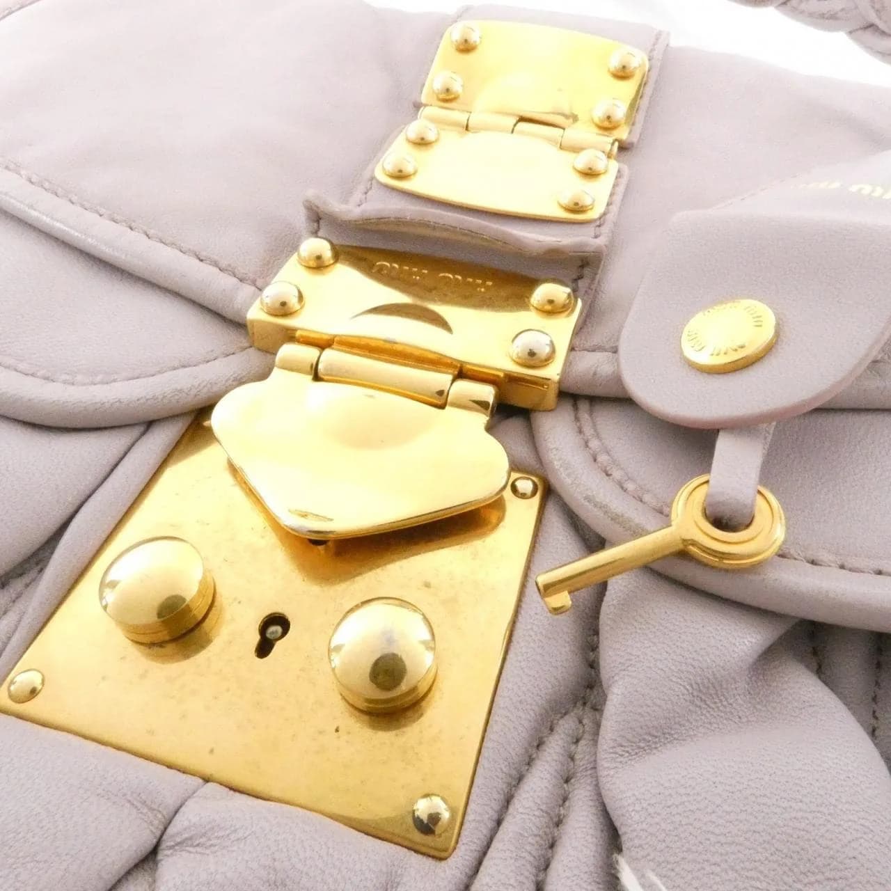 MIU MIU RR1300 Handbag Leather