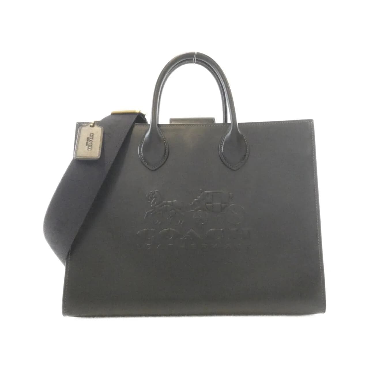 COACH CR684 Handbag Leather