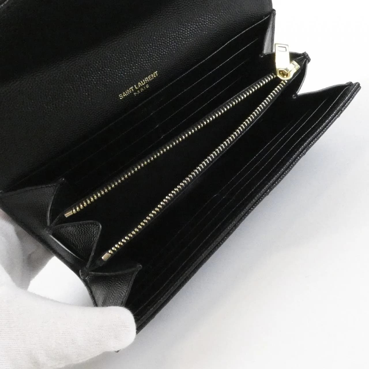 SAINT LAURENT 372264 BOW01 Wallet
