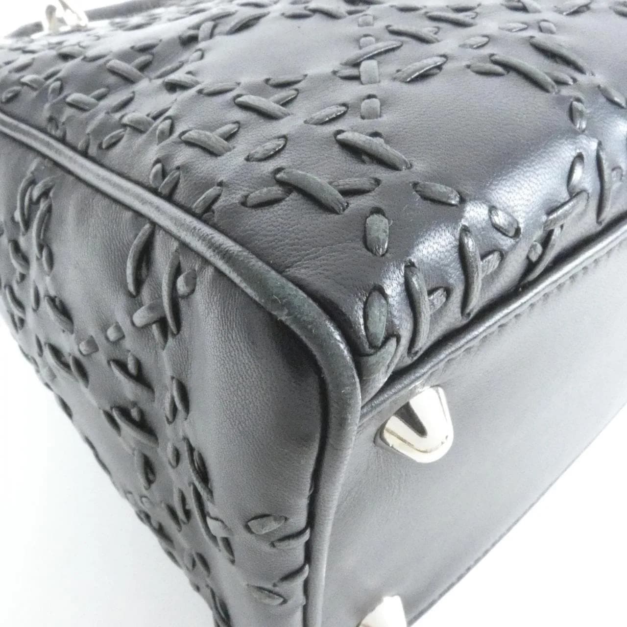 DIOR Lady Dior Handbag Leather