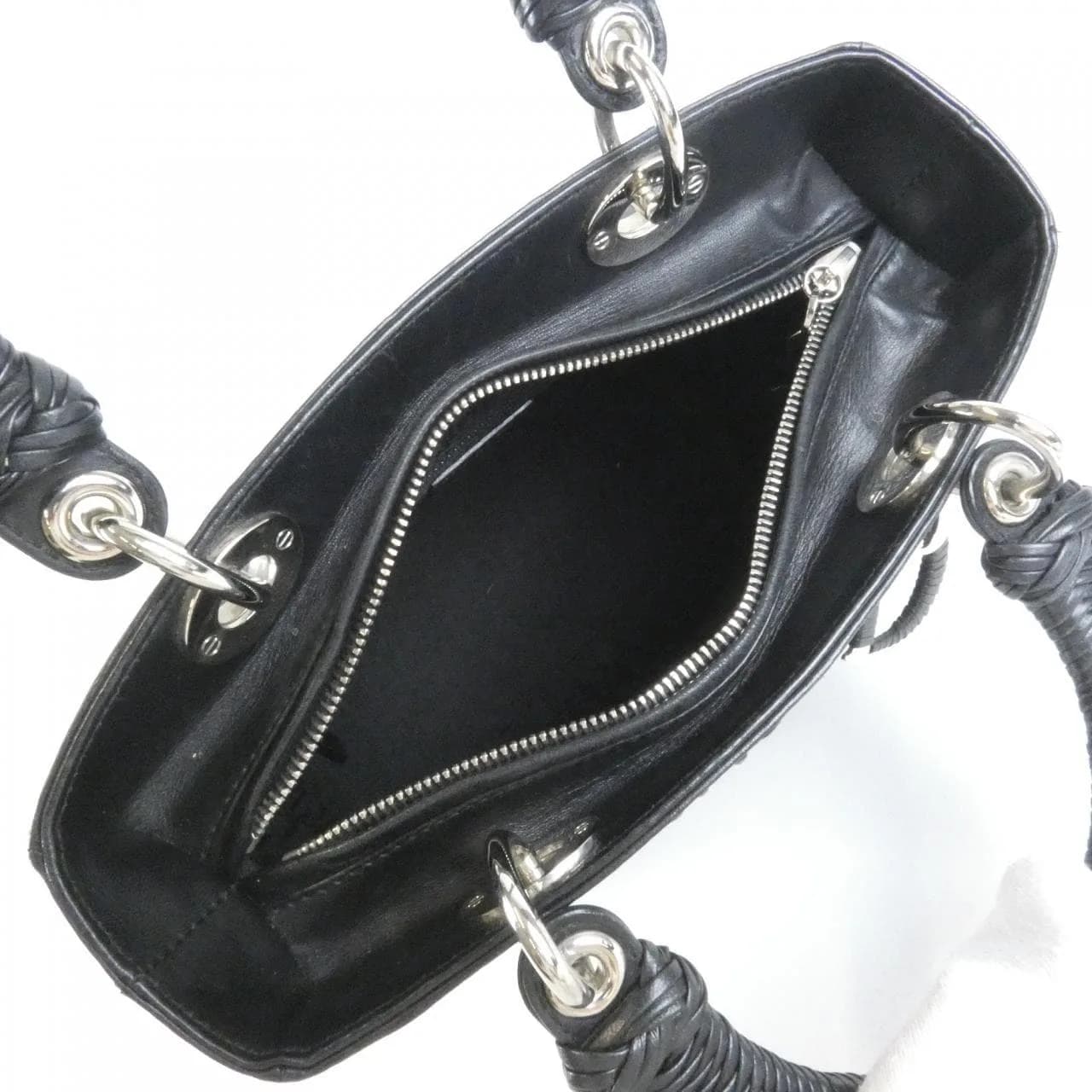 DIOR Lady Dior Handbag Leather