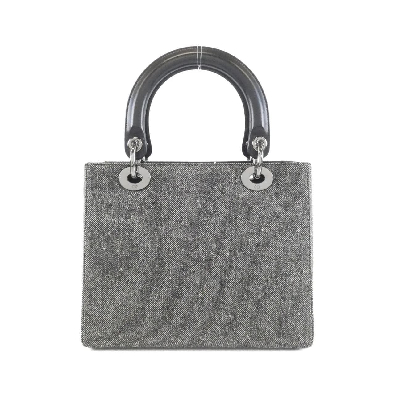 DIOR Lady Dior Handbag Canvas