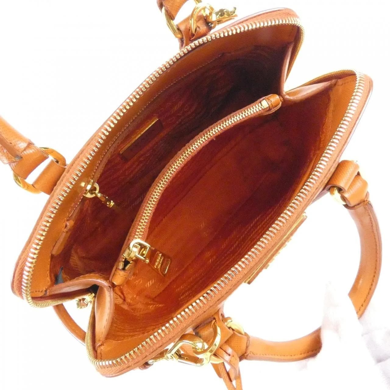 PRADA BL0838 Handbag Leather