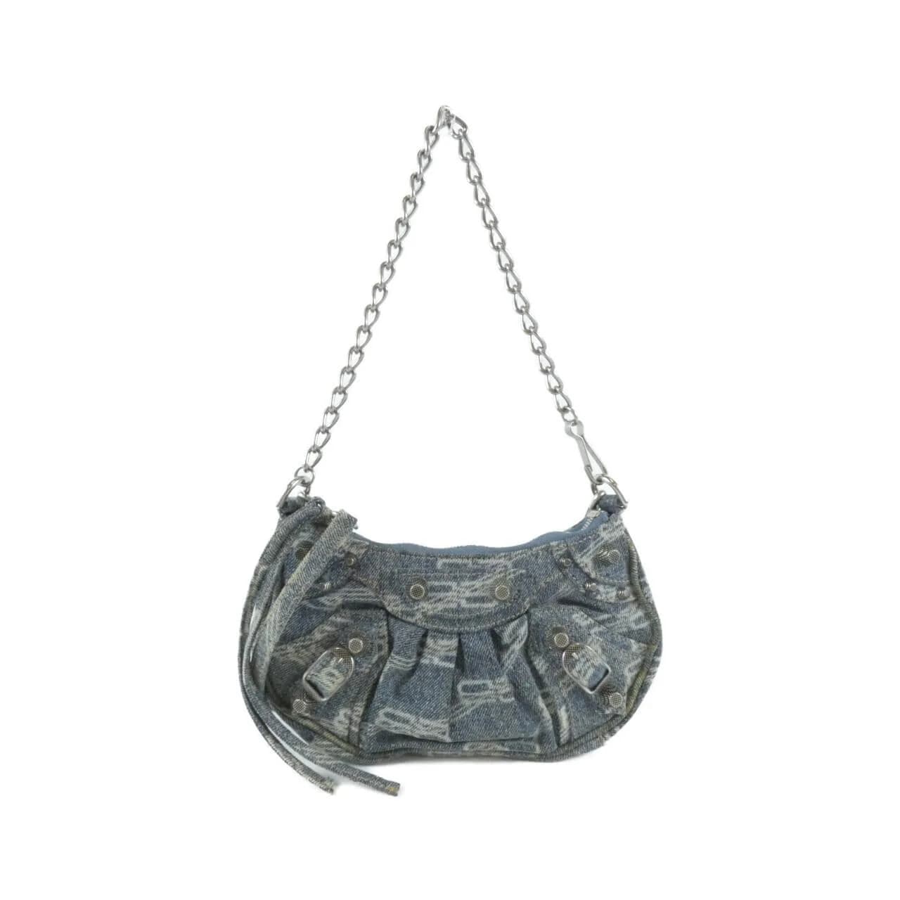 BALENCIAGA Le Cagole 695814 210E3 Shoulder Denim