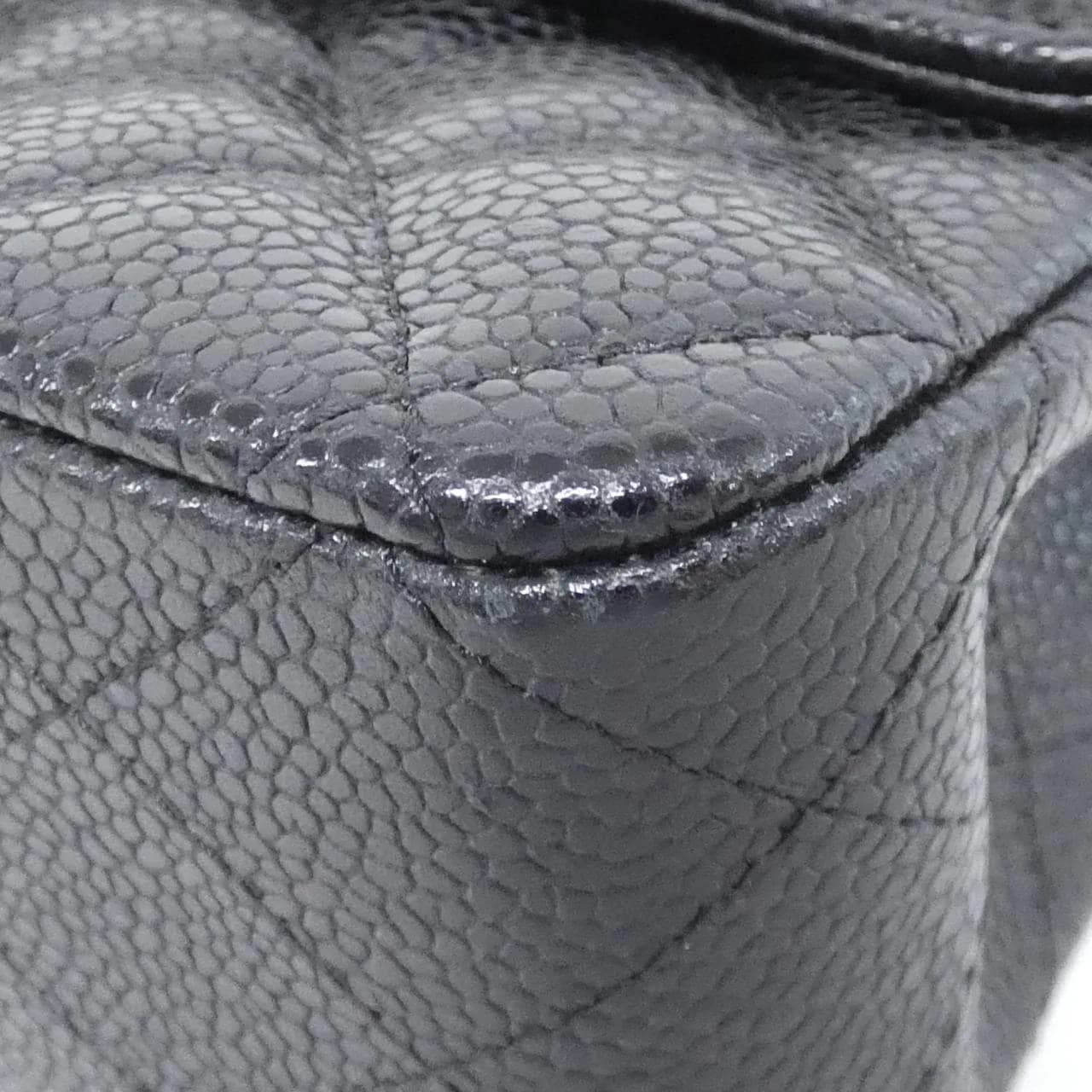 CHANEL Matelasse 1112 Shoulder Grained Calfskin
