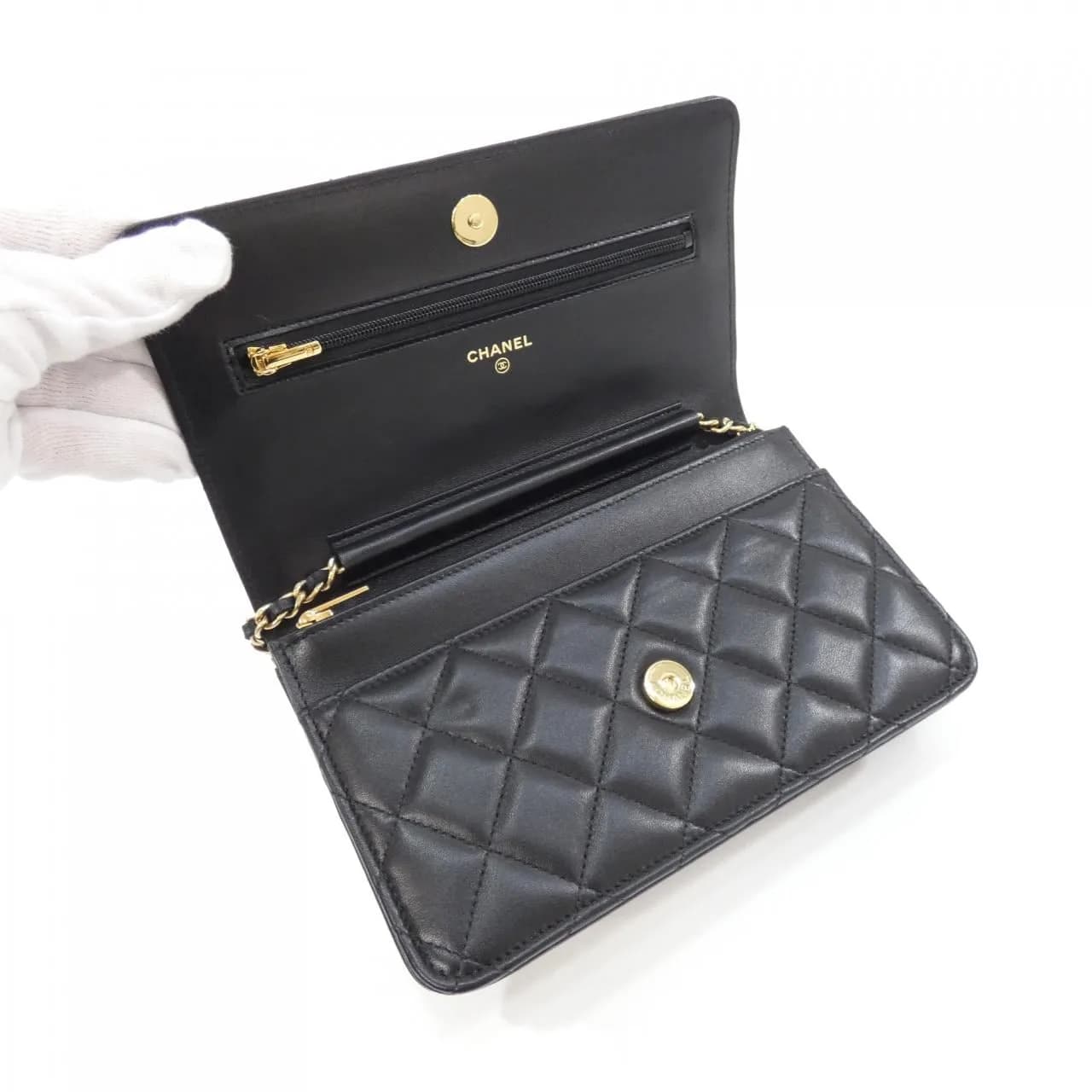 CHANEL Chanel 19 AP3076 Wallet Lambskin