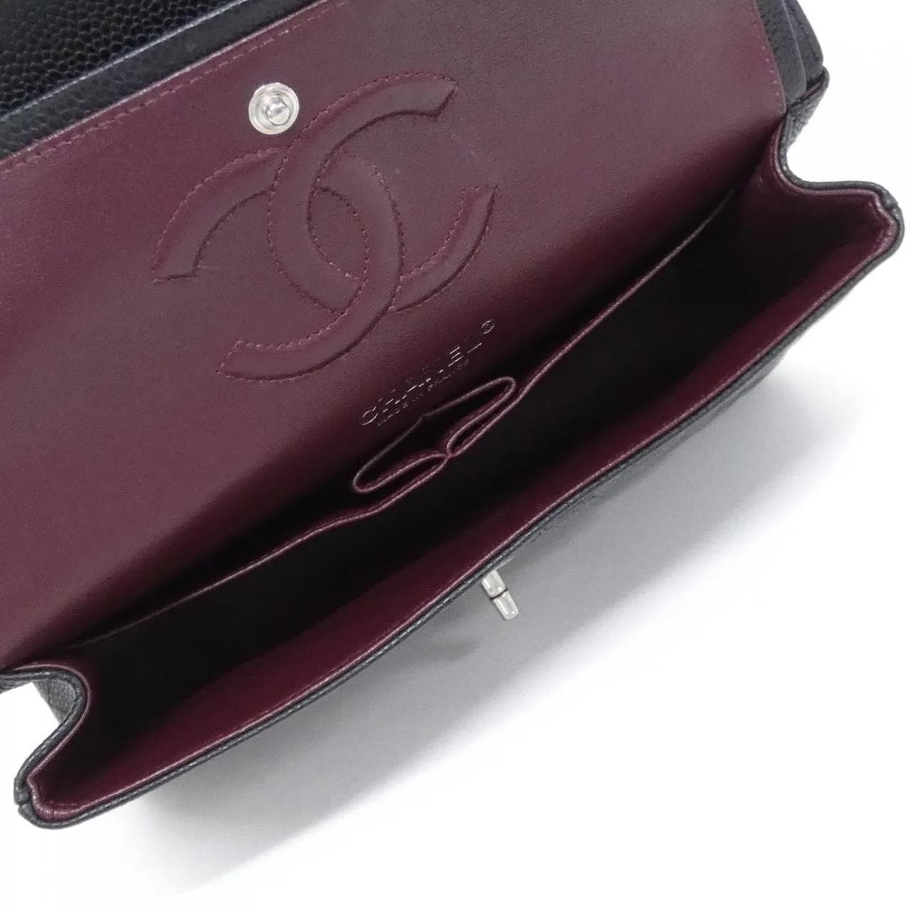 CHANEL Matelasse 1112 Shoulder Grained Calfskin