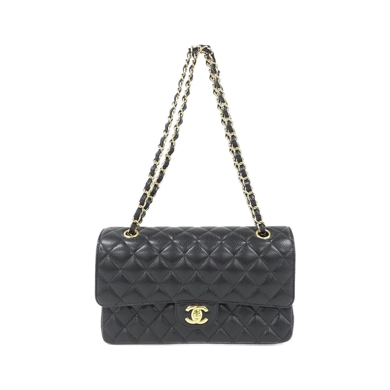 CHANEL Matelasse 1112 Shoulder Grained Calfskin