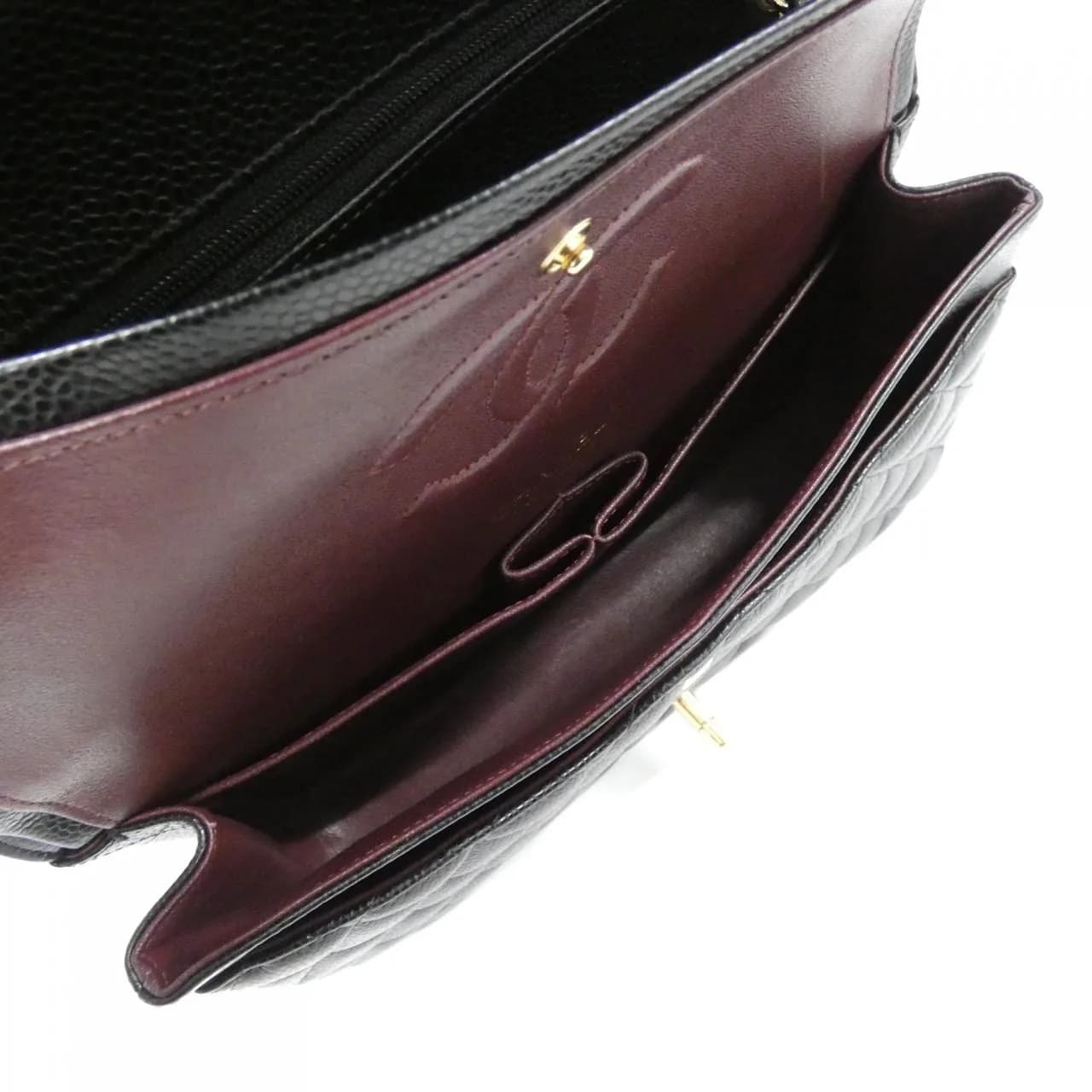 CHANEL Matelasse 1112 Shoulder Grained Calfskin