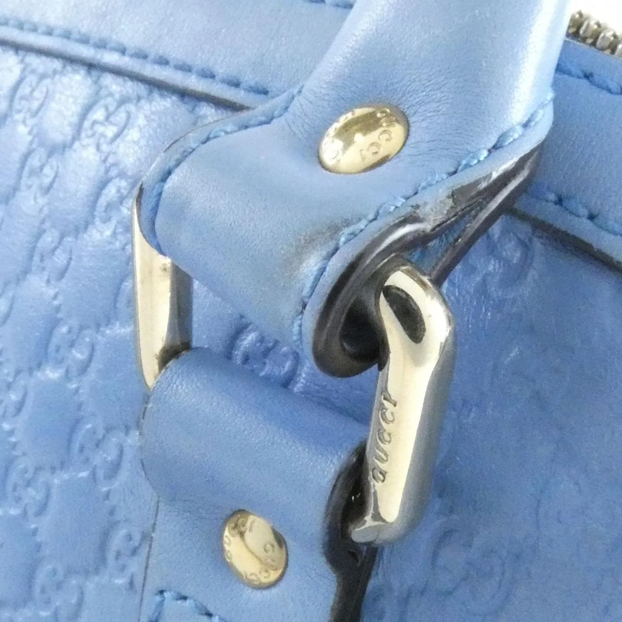 GUCCI GG Supreme 449663 BMJ1G Handbag Leather