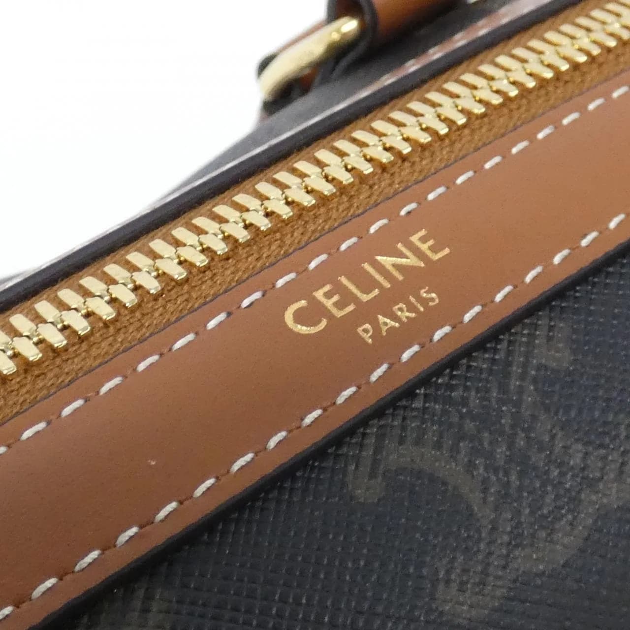 CELINE Cabas 121322CAS Handbag Canvas