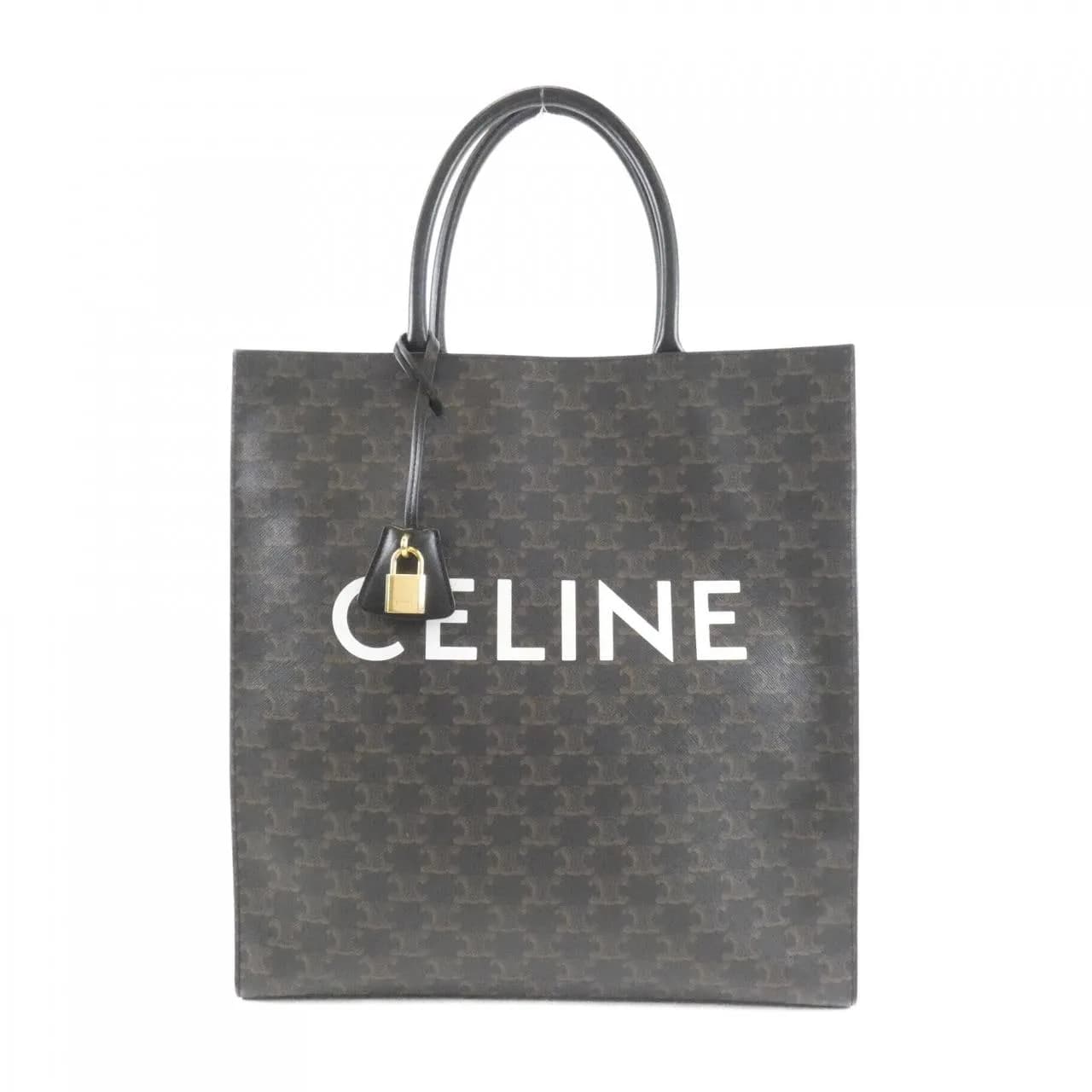 CELINE Cabas 190972BRJ Handbag Canvas