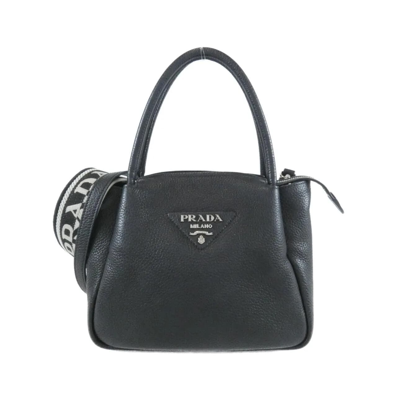 PRADA 1BC145 Handbag Leather
