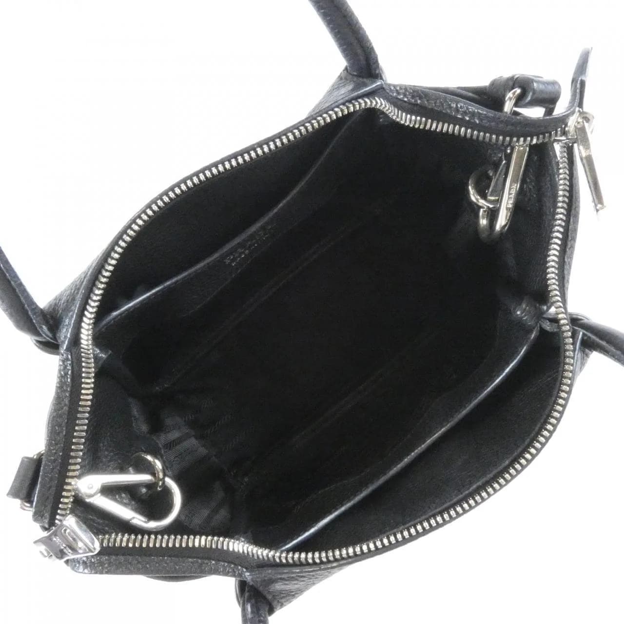 PRADA 1BC145 Handbag Leather
