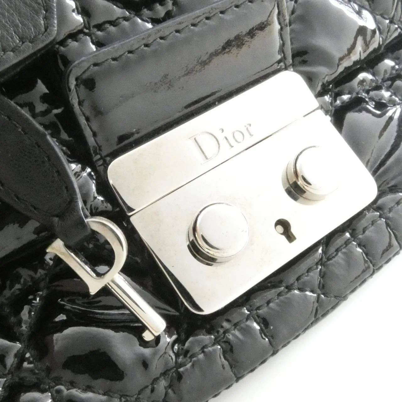 DIOR M9802PVRP Shoulder Patent Leather