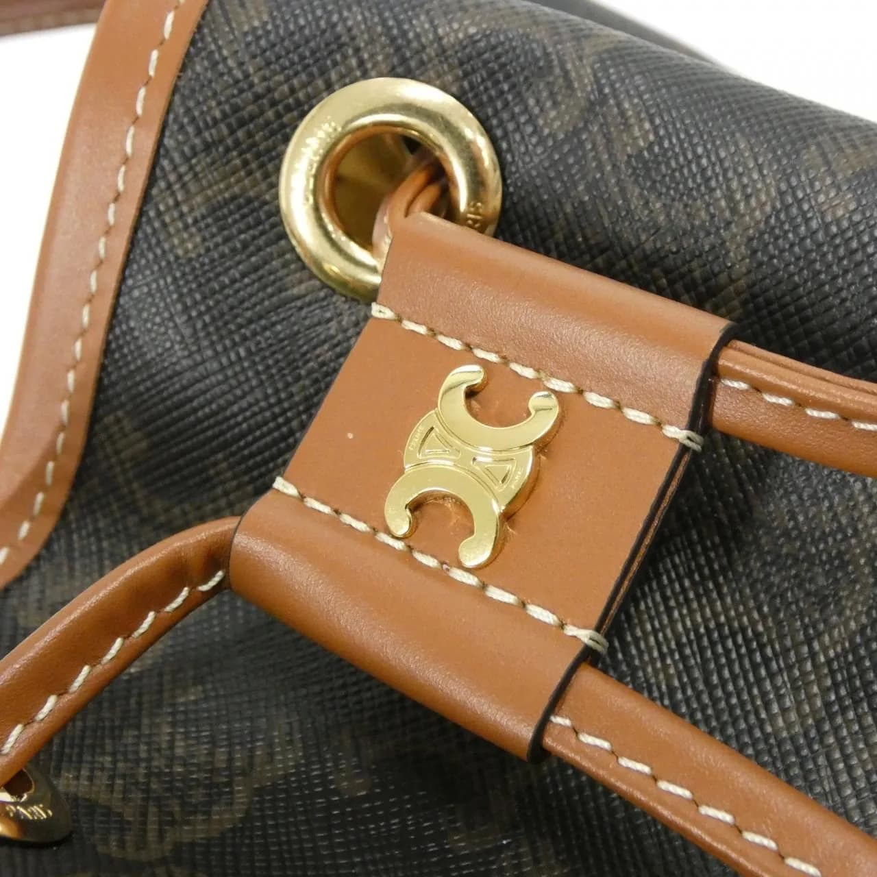 CELINE Cabas 116882FQM Handbag Canvas