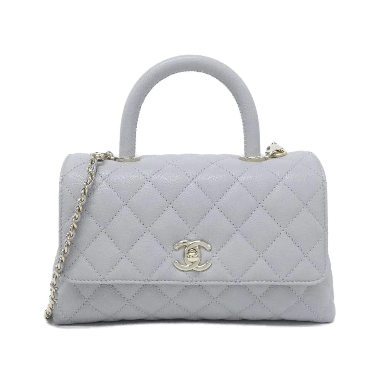 CHANEL Matelasse 92990 Handbag Grained Calfskin