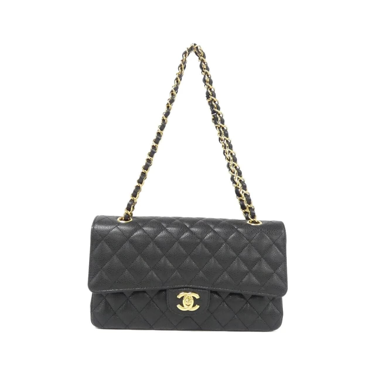 CHANEL Matelasse 1112 Shoulder Grained Calfskin