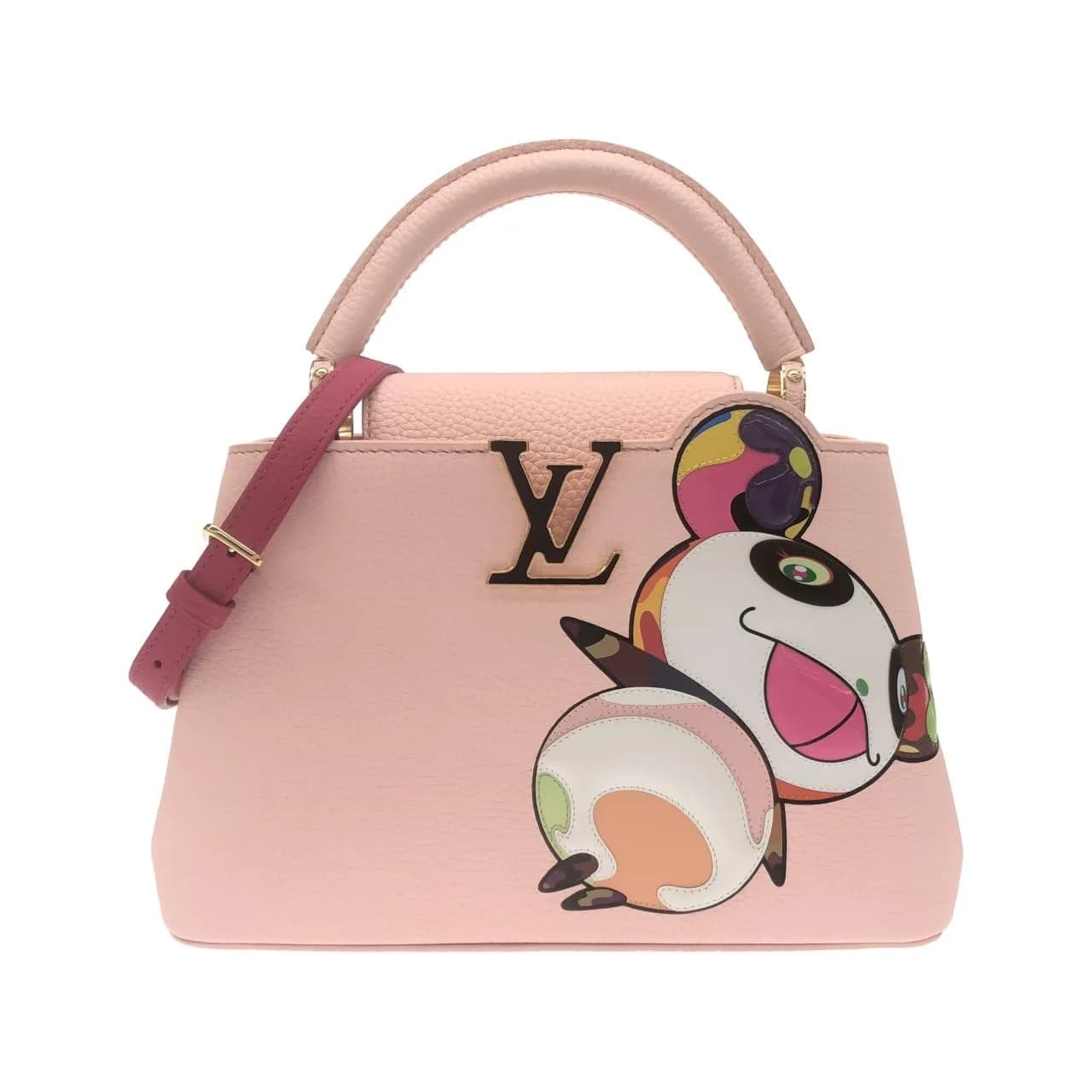 LOUIS VUITTON Capucines M14100 Handbag Patent Leather