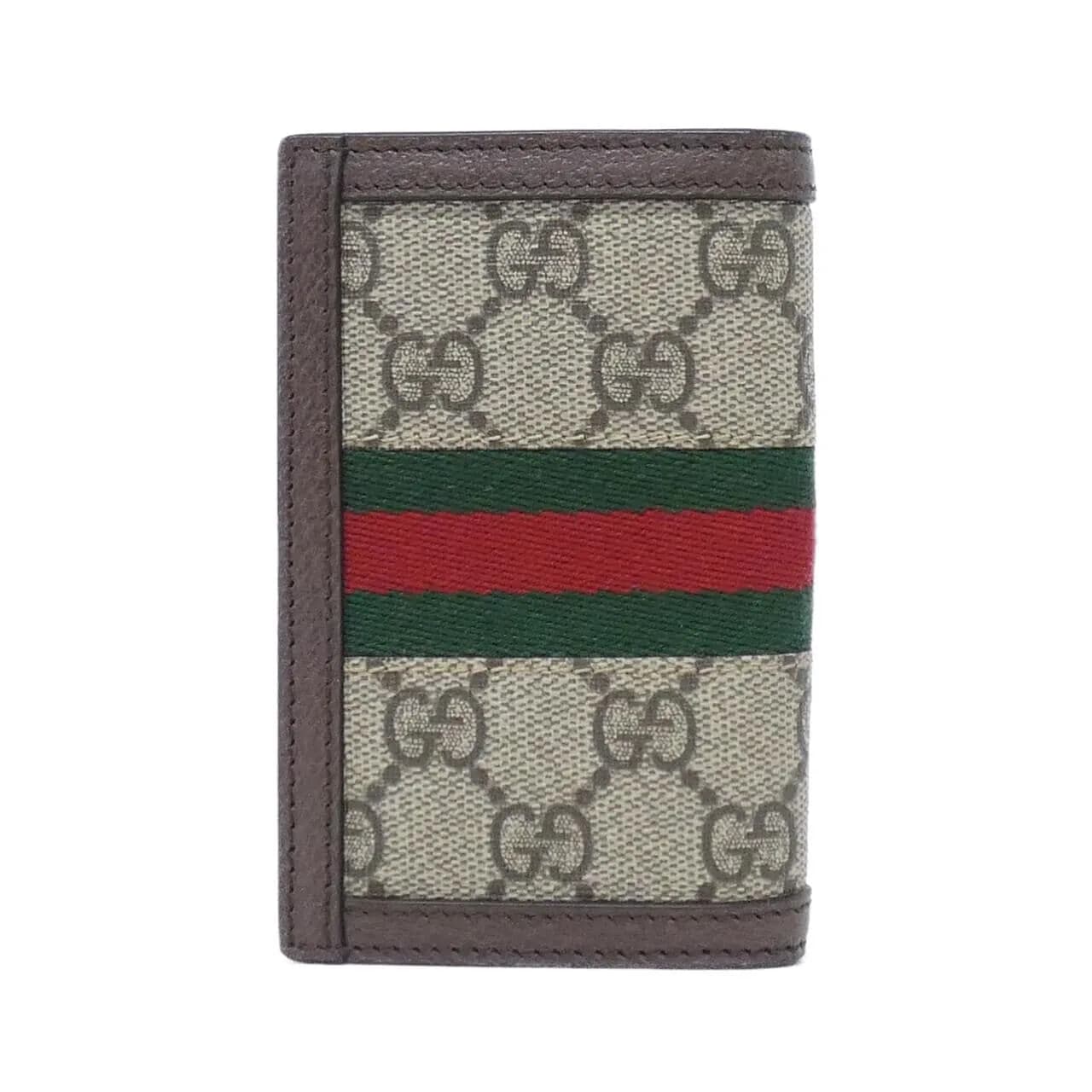 GUCCI 734943 96IWT Card Case Canvas