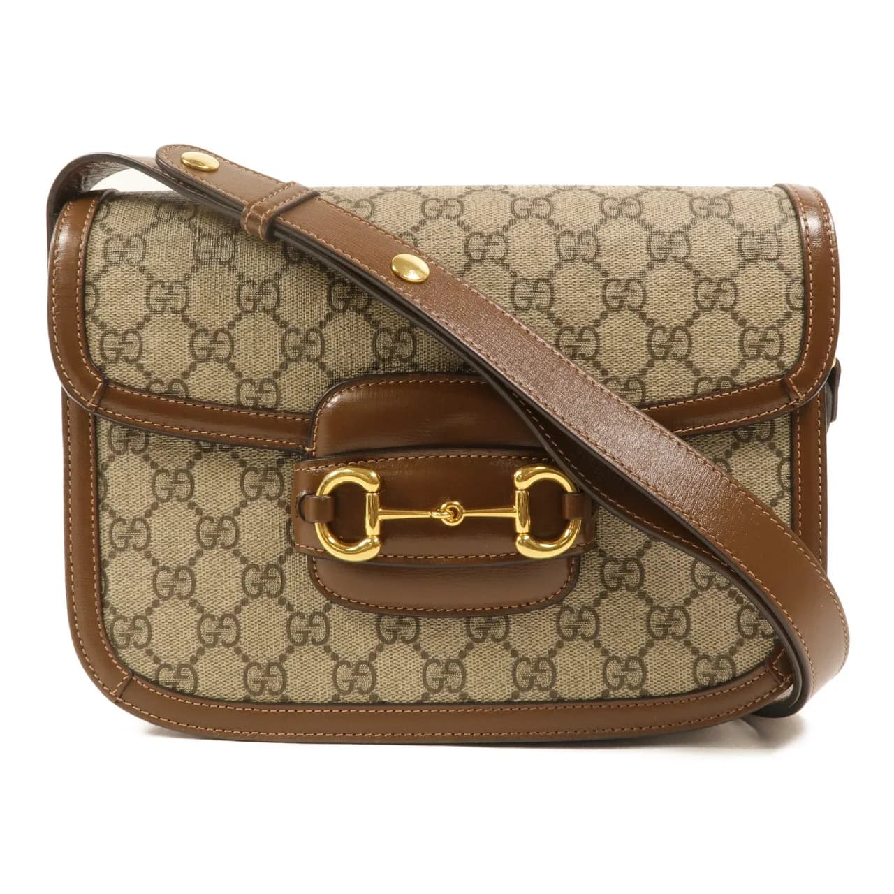 GUCCI 602204 Shoulder Bag Coated Canvas