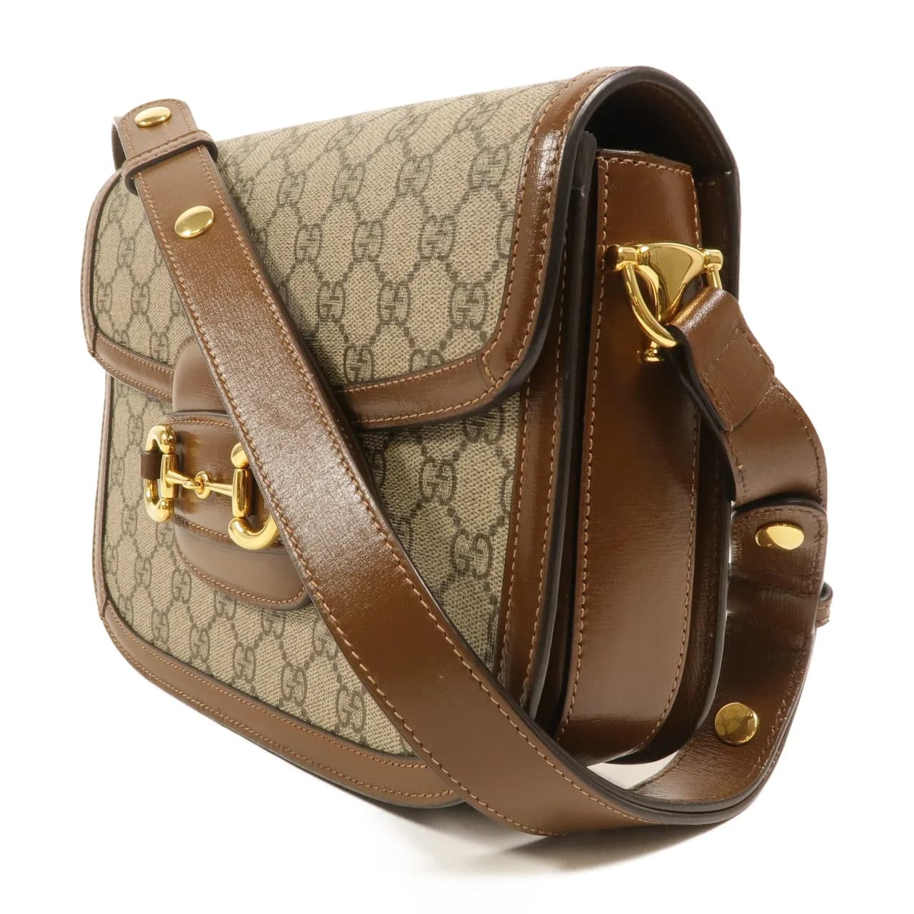 GUCCI 602204 Shoulder Bag Coated Canvas
