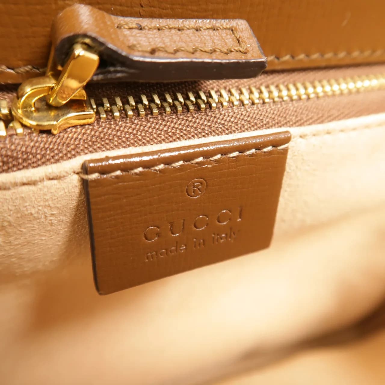 GUCCI 602204 Shoulder Bag Coated Canvas