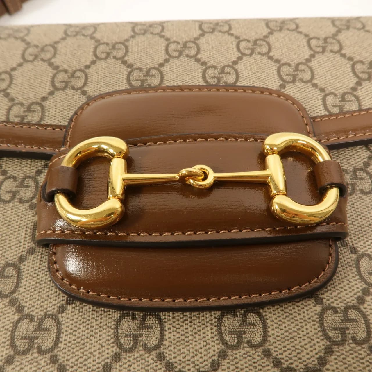 GUCCI 602204 Shoulder Bag Coated Canvas