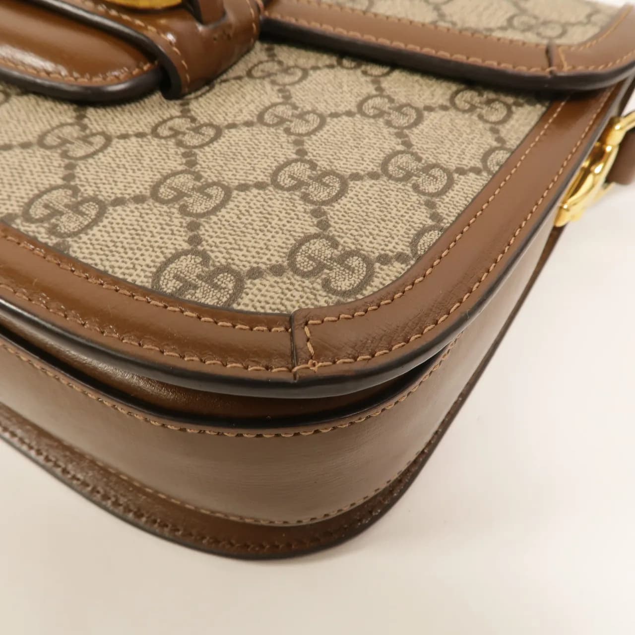GUCCI 602204 Shoulder Bag Coated Canvas