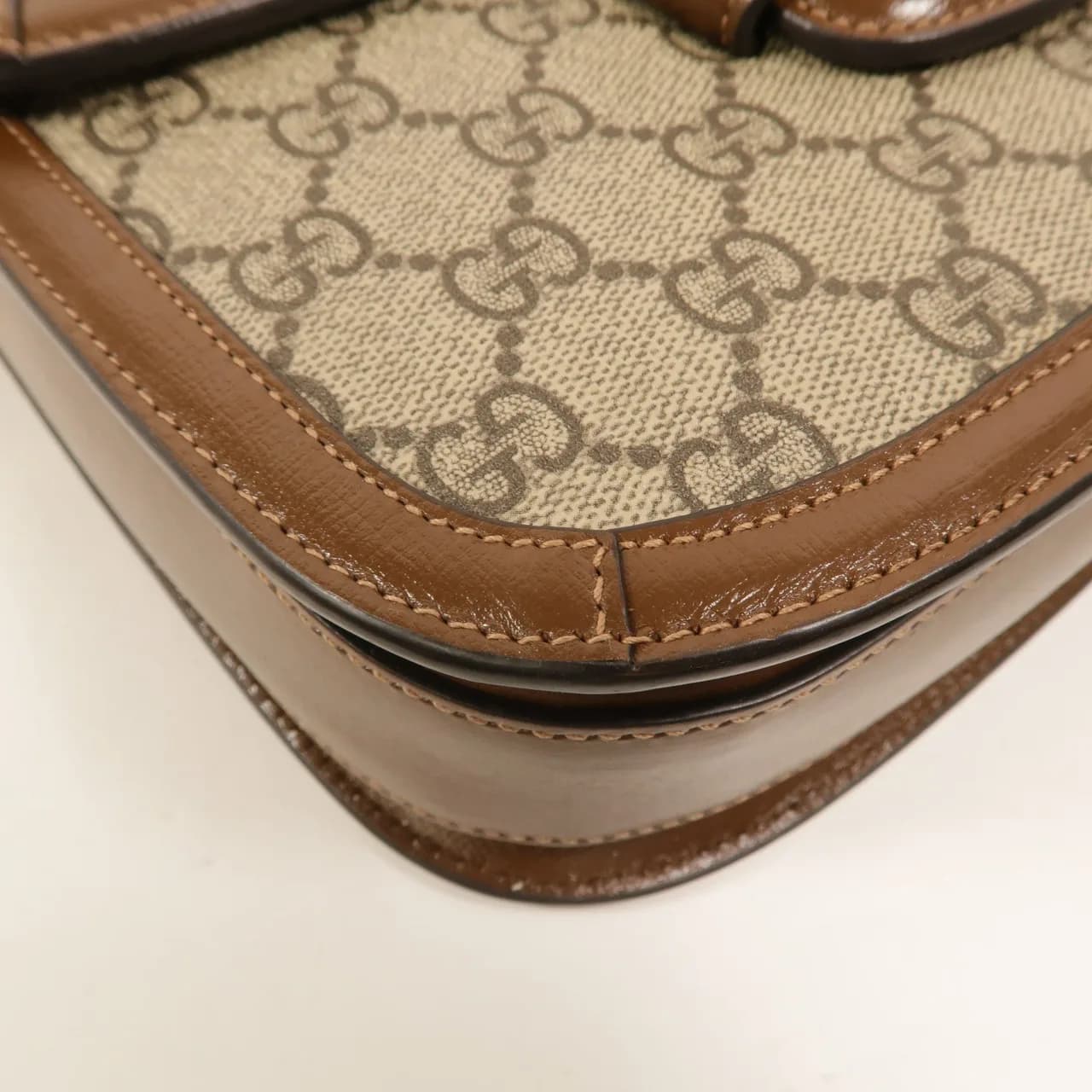 GUCCI 602204 Shoulder Bag Coated Canvas