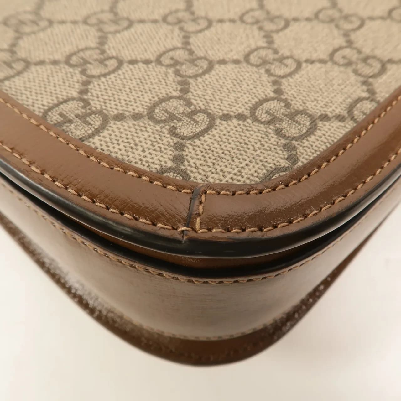 GUCCI 602204 Shoulder Bag Coated Canvas