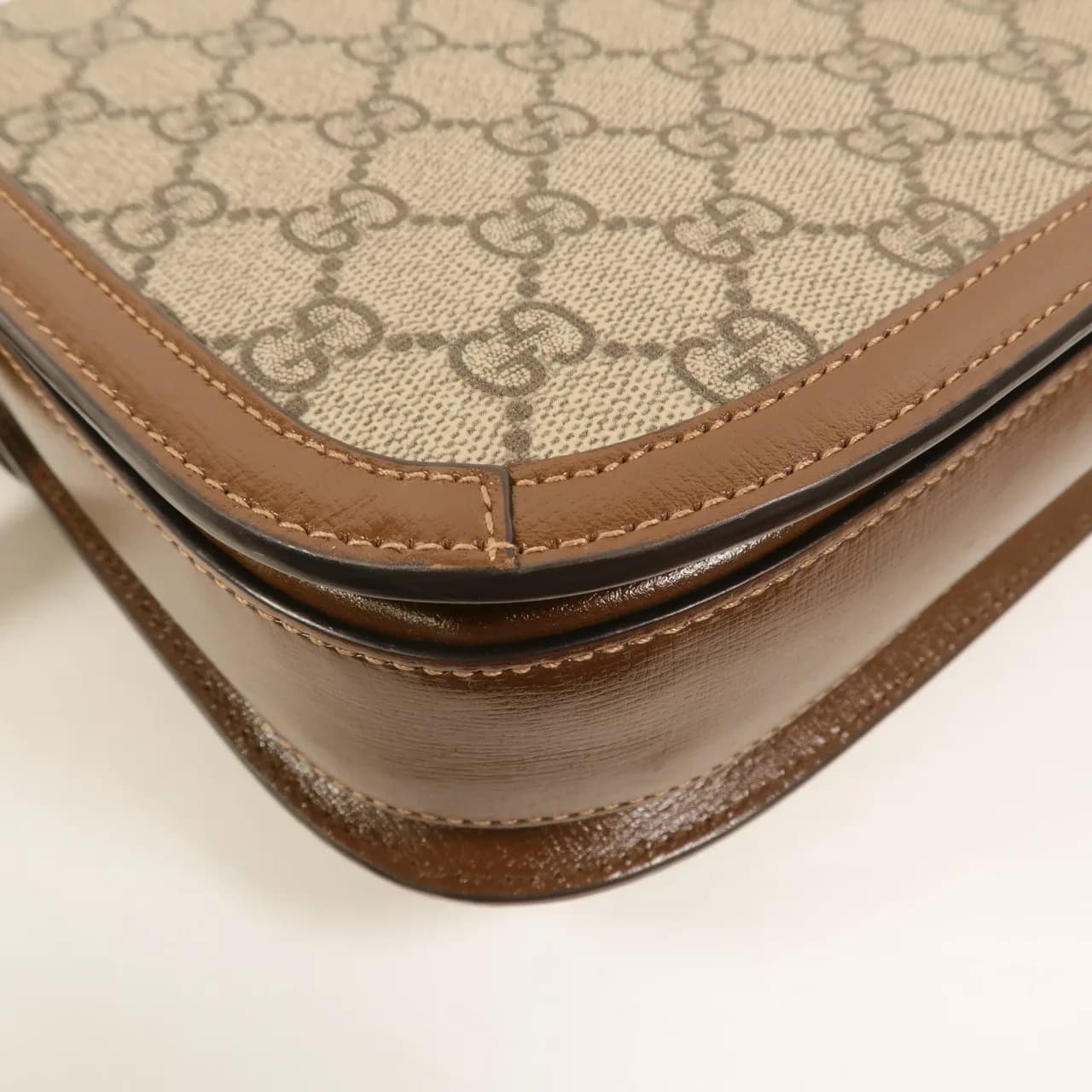 GUCCI 602204 Shoulder Bag Coated Canvas