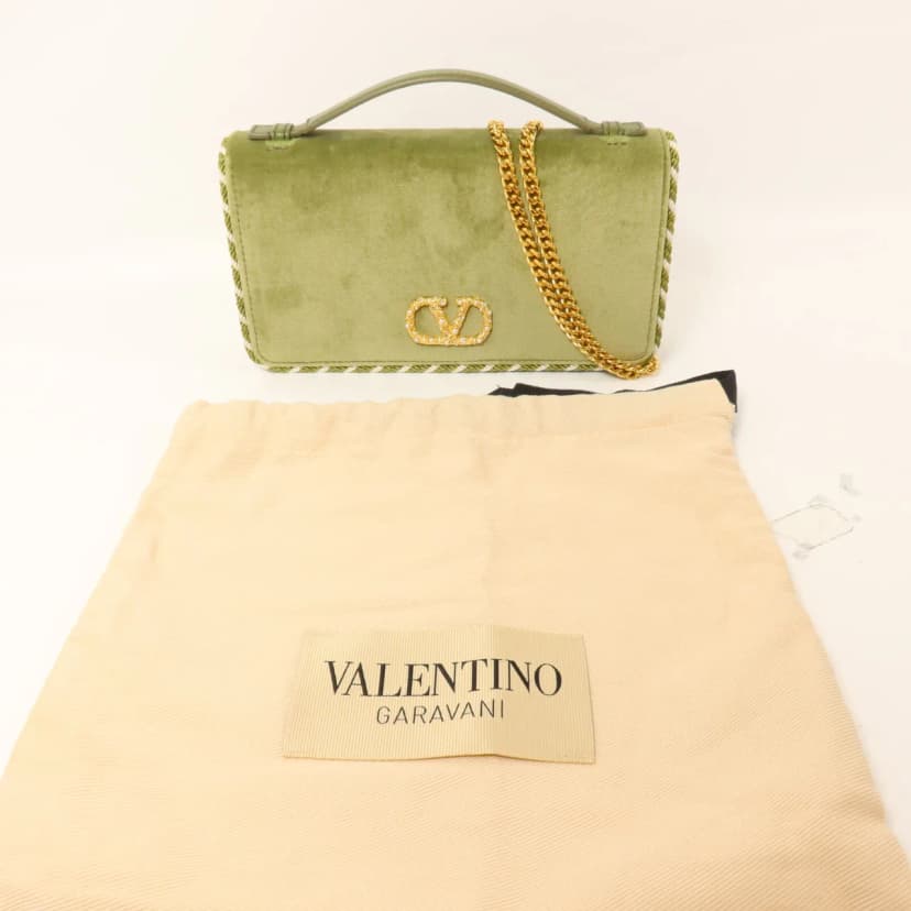 VALENTINO Shoulder Bag x Velvet