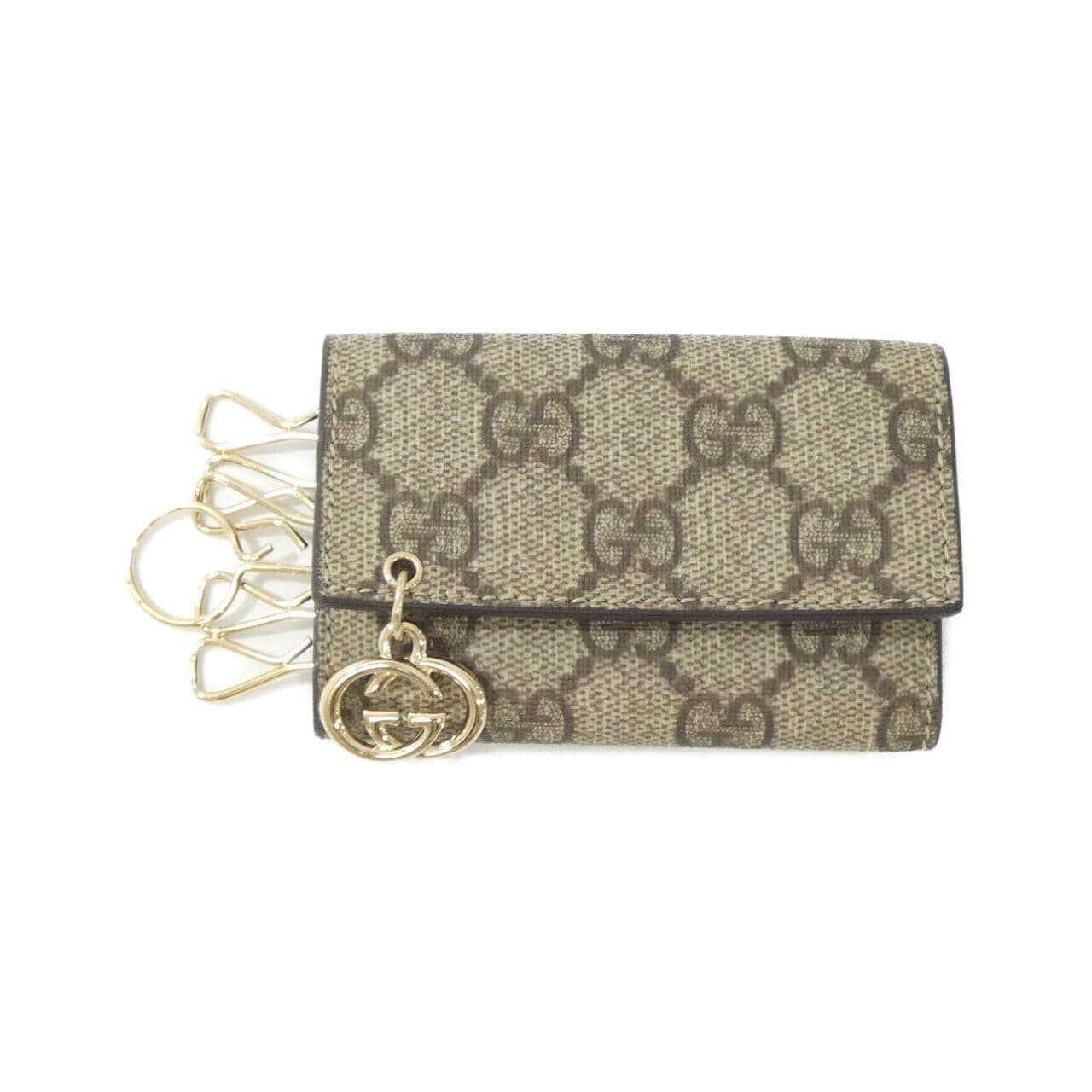 GUCCI 212111 KGDDG Key Case Canvas