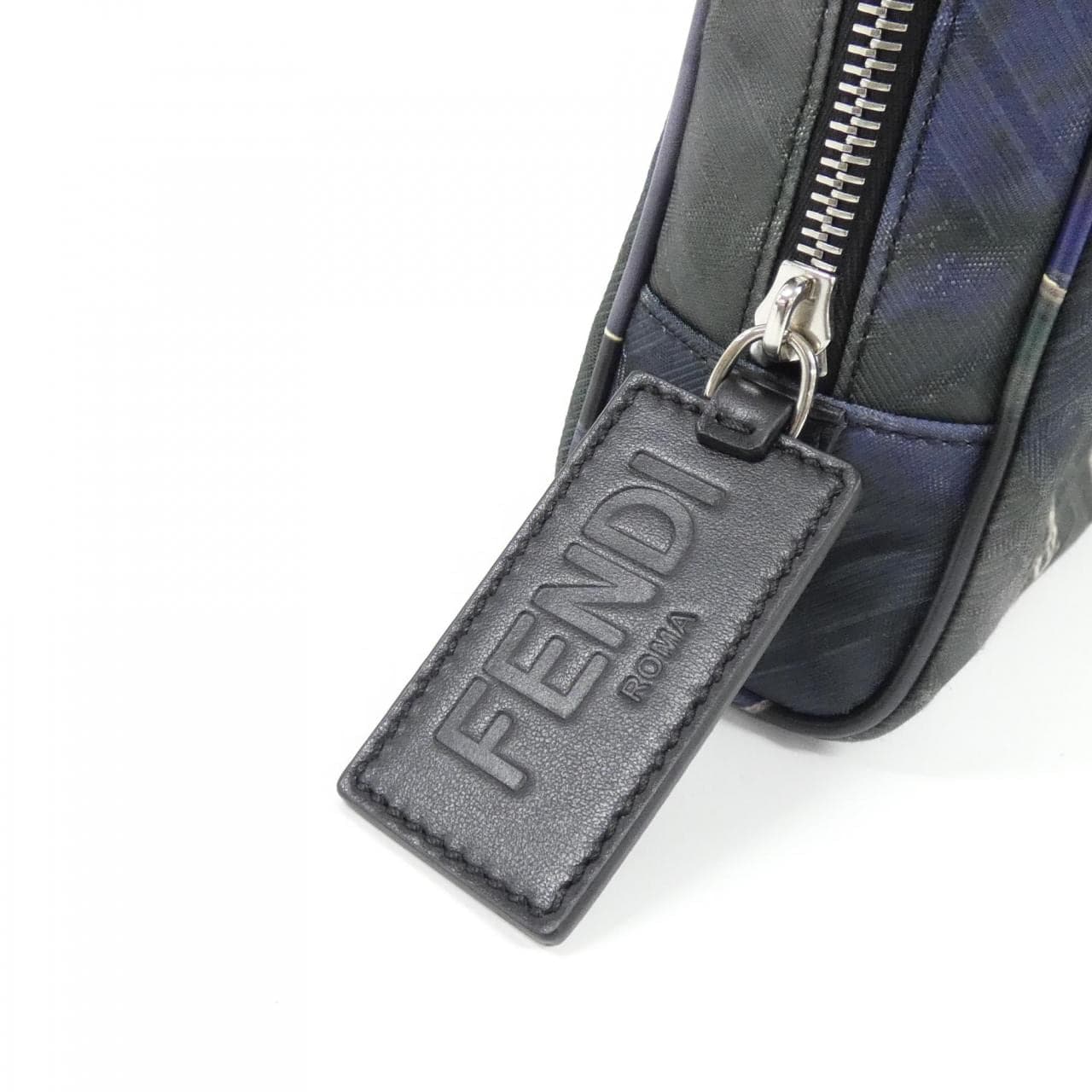 FENDI 7N0116 AHUE Pouch Canvas