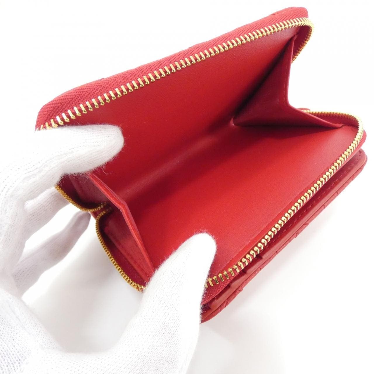 DIOR Caro Wallet Leather
