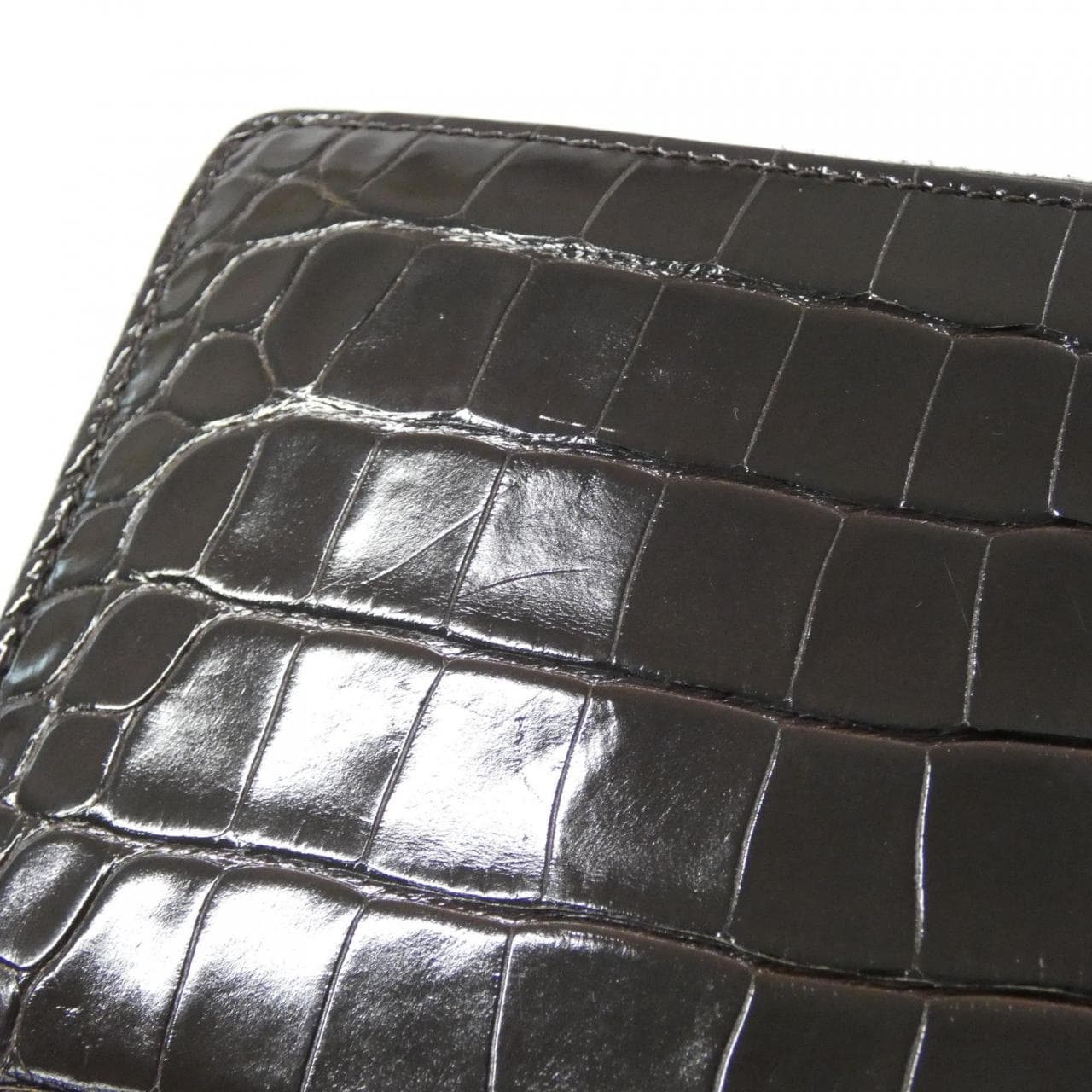 GUCCI 586889 Wallet Crocodile