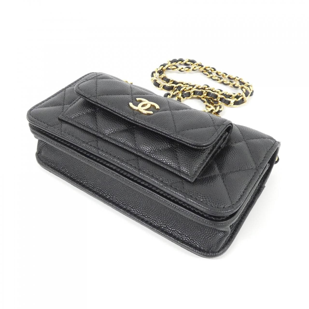 CHANEL Chanel 19 AP3465 Wallet Grained Calfskin