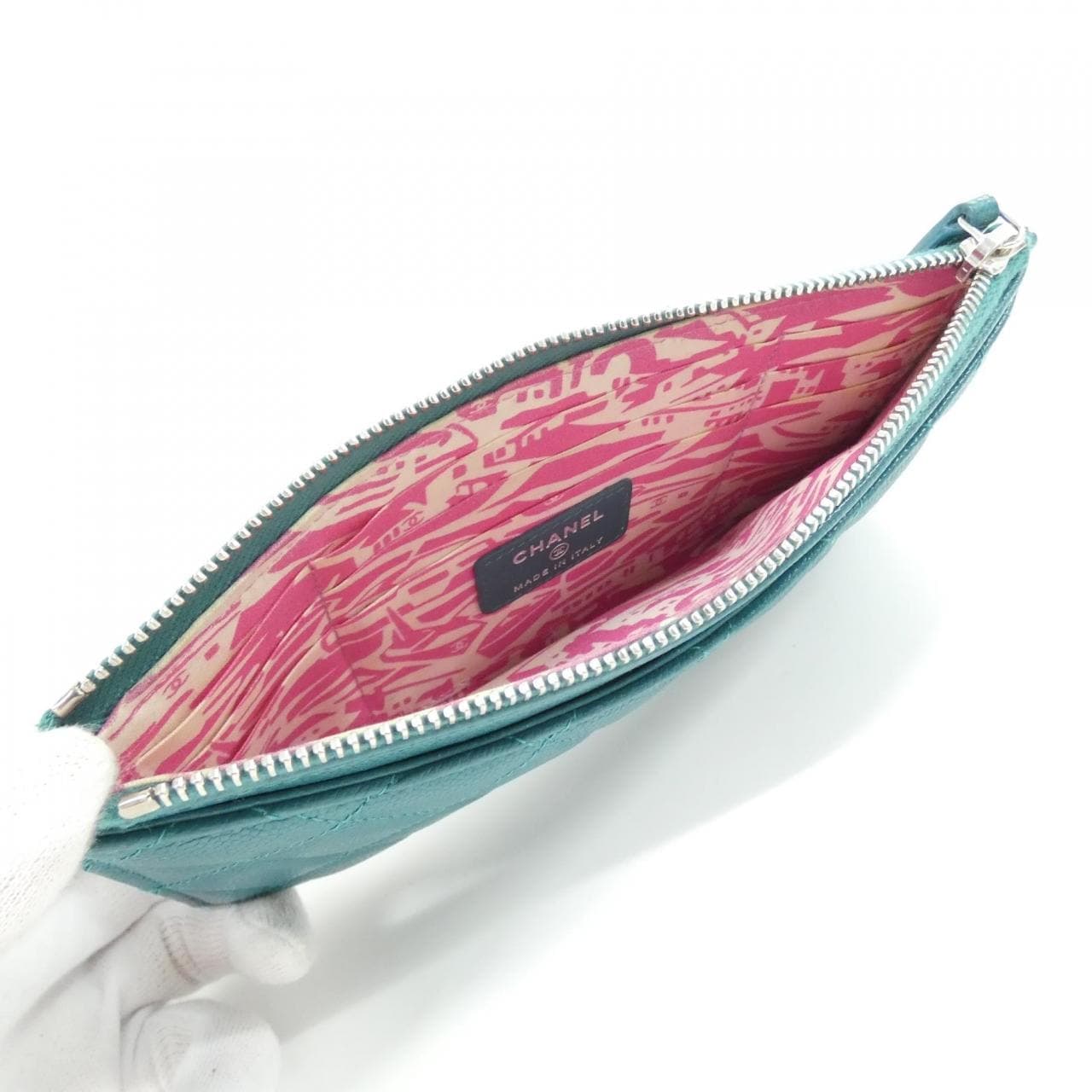CHANEL Pouch Caviar Leather